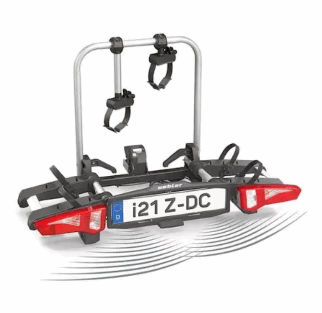 Porte vélo électrique uebler i21 z90 dc avec radar de recul